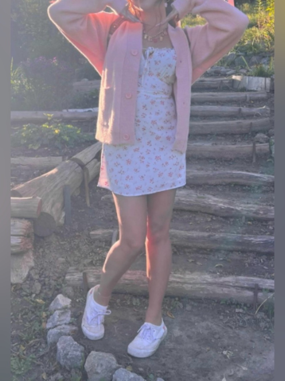 Wild Fable Gorgeous Floral and White Dress.